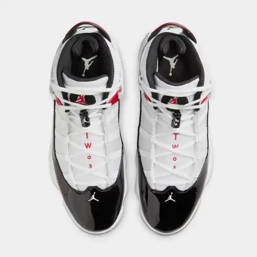 6 Rings Mens Basketball Shoes (White/Varsity Red/Black)