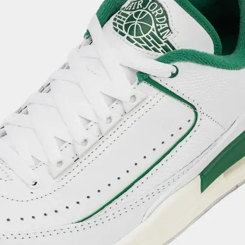 Air Jordan 2/3 Mens Basketball Shoes (White/Pine Green/Sail/Neutral Grey) 8B1F1172