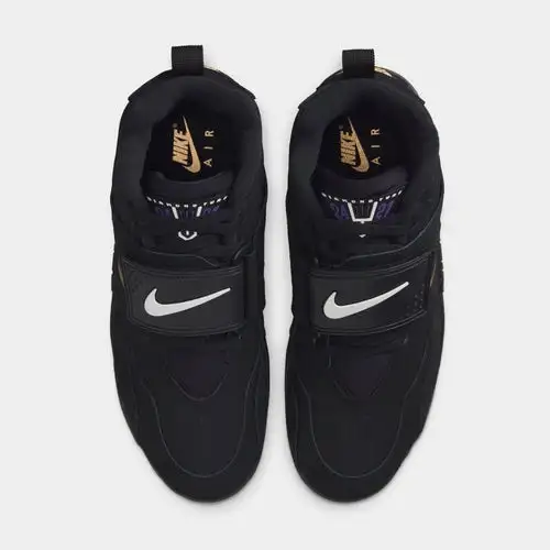 Air Diamond Turf Mens Lifestyle Shoes (Black/White/Club Purple/Metallic Gold) AB128955