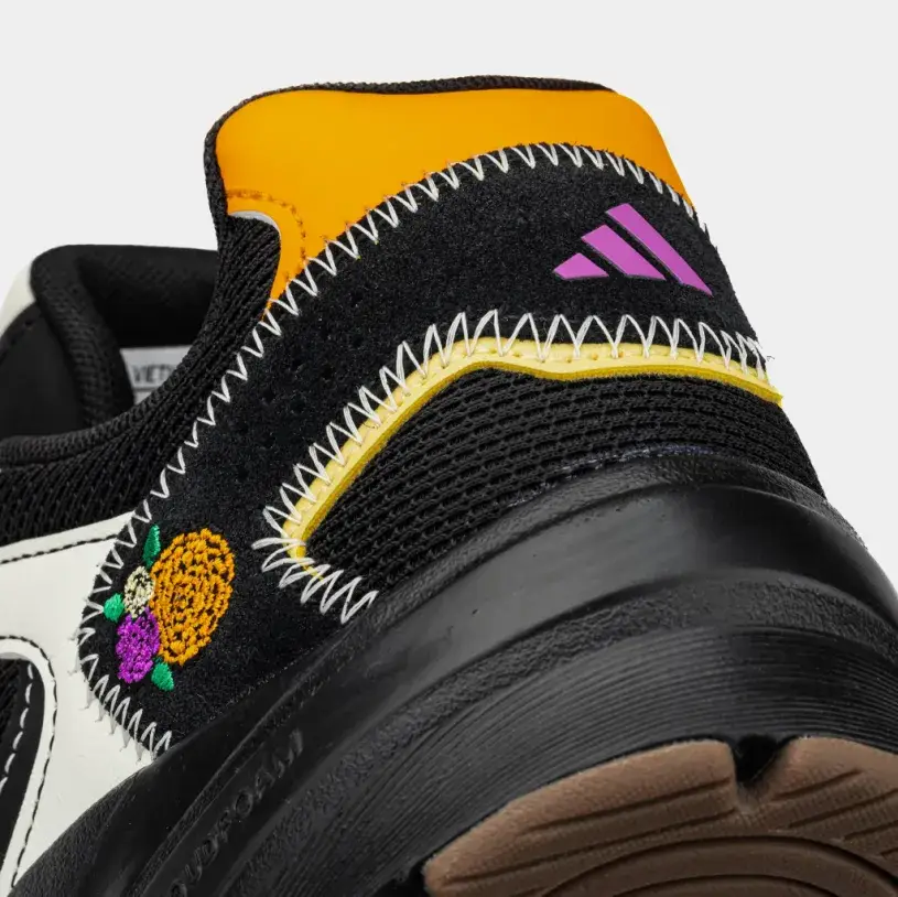 Crazy Chaos 2000 Dia De Los Muertos Mens Lifestyle Shoes (Black White Orange) 