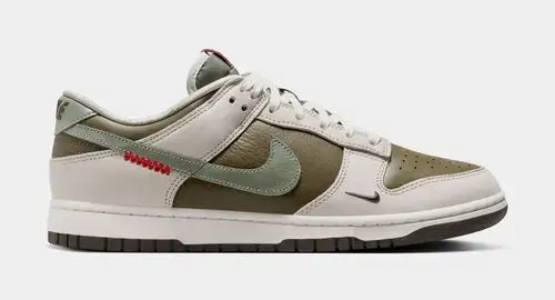 Dunk Low Year Of The Snake Mens Lifestyle Shoes (Medium Olive/Jade Horizon/Sail/Ironstone/University Red/Sail)