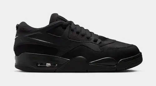 Air Jordan 4 RM Black Cat Mens Lifestyle Shoes (Black) BEAD399