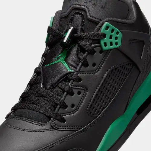 Spizike Low Mens Lifestyle Shoes (Black/Anthracite/Pine Green) 5EF257