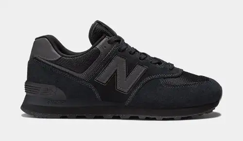 574 Mens Running Shoes (Black) E55575