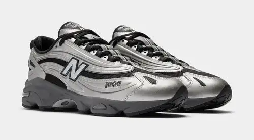 1000 Mens Running Shoes (Silver Metallic/Black) 83A99874