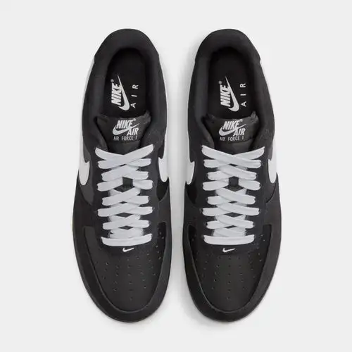 Air Force 1 '07 LV8 Mens Lifestyle Shoes (Black/Gum Light Brown/White)