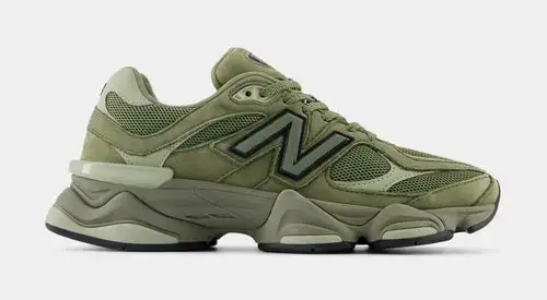 9060 Mens Running Shoes (Dark Olivine/Black) 870D186