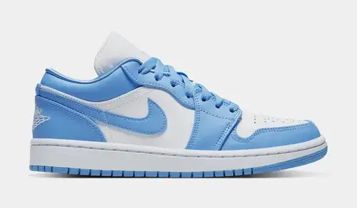Air Jordan 1 Low UNC Womens Lifestyle Shoes (University Blue/White) 16A8407