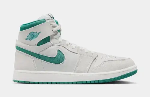Air Jordan 1 Zoom CMFT 2 Mens Lifestyle Shoes (Summit White/Oxidized Green/Bicoastal) 2B6750