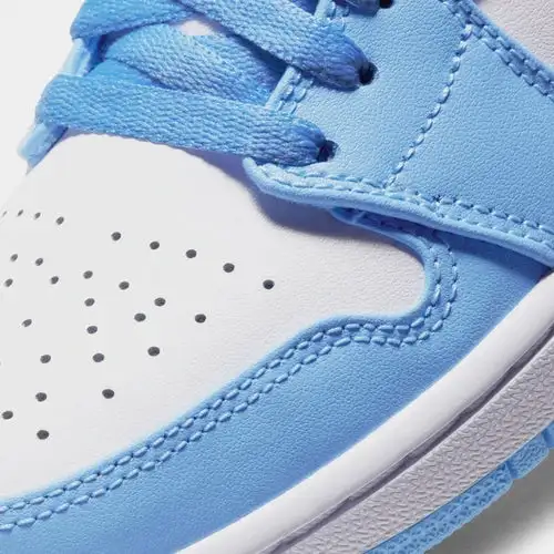 Air Jordan 1 Low UNC Womens Lifestyle Shoes (University Blue/White) 16A8407