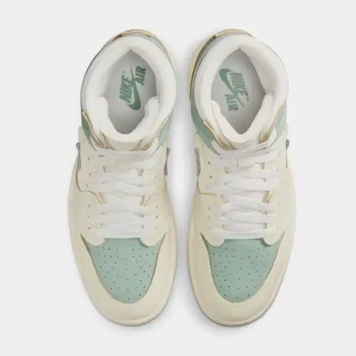 Air Jordan 1 High Method of Make Womens Lifestyle Shoes (Legend Sand/Jade Smoke/Sail/Muslin) D3831199
