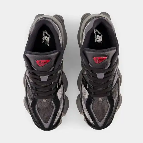 9060 Mens Lifestyle Shoes (Black Grey) 