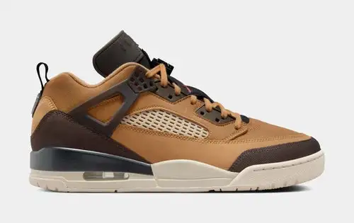 Spizike Low Flax Mens Basketball Shoes (Flax/Baroque Brown/Black/Sanddrift/Vintage Coral) AA2C123