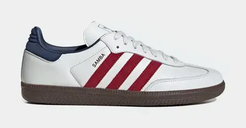 Samba OG Mens Lifestyle Shoes (White/Red/Blue) 6CCBC967