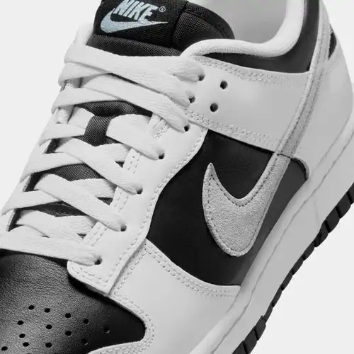Dunk Low Mens Basketball Shoes (White/LT Armory Blue/Black) Free Shipping