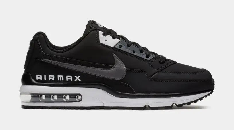 Air Max LTD 3 Mens Running Shoes (Black White Dark Grey) 