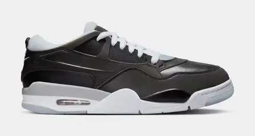 Air Jordan 4 RM Mens Lifestyle Shoes (Black/Wolf Grey/Fire Red) 7941209