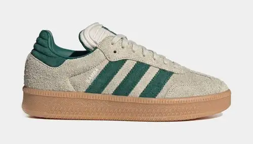 Samba XLG Mens Lifestyle Shoes (Putty Grey/Collegiate Green/Gum) E63683