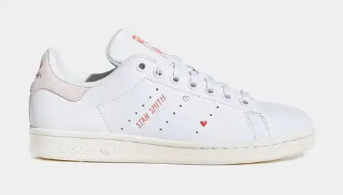 Stan Smith Womens Lifestyle Shoes (White/Red) EE8397