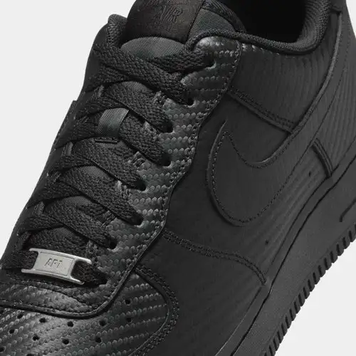Air force 1 '07 Black Carbon Fiber Mens Lifestyle Shoes (Black/Black)