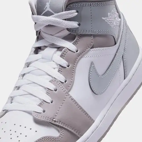 Air Jordan 1 Mid SE Cool Grey Mens Lifestyle Shoes (Cool Grey/Medium Grey) AC1520