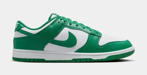 Dunk Low Retro Mens Basketball Shoes (White/Malachite) 19C942