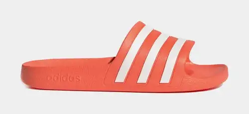 Adilette Aqua Slides Womens Sandals (Orange) 07C1038