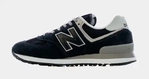 574 Core Mens Lifestyle Shoes (Black/Grey)
