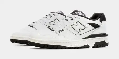 550 Mens Lifestyle Shoes (White Black) Free Shipping