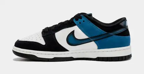 Dunk Low Industrial Blue Mens Lifestyle Shoes (Black/Blue) Free Shipping 8B8641