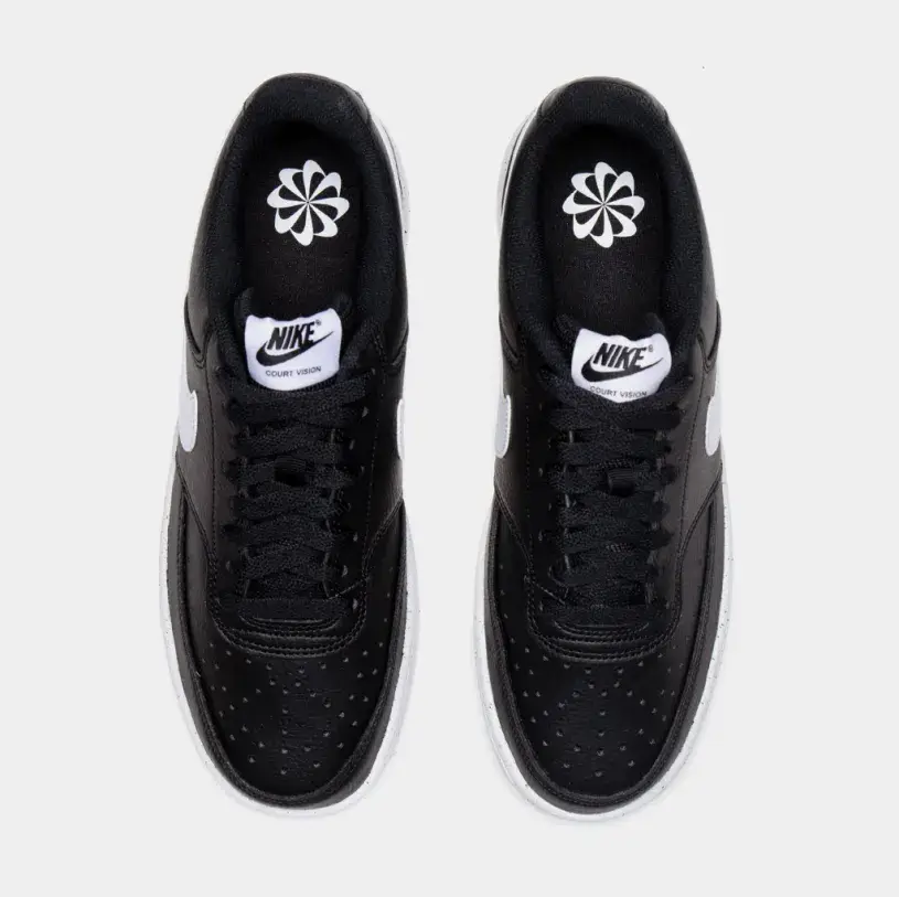 Court Vision Low Next Nature Mens Lifestyle Shoes (Black) 