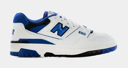 550 Mens Lifestyle Shoes (White/Blue) Free Shipping 604302