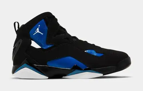 True Flight Black Game Royal Mens Lifestyle Shoes (Black/Blue) ACFD184