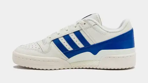 Shoe Palace Exclusive Forum Low Mens Basketball Shoes (White/Blue) F26D2615