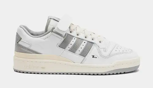 Shoe Palace Exclusive Forum 84 Low The Flea Mens Lifestyle Shoes (White/ Grey Two/ Core Black) 37269