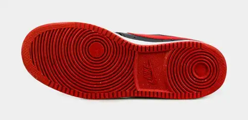 Court Vision Next Nature Mens Lifestyle Shoes (Black Red) 