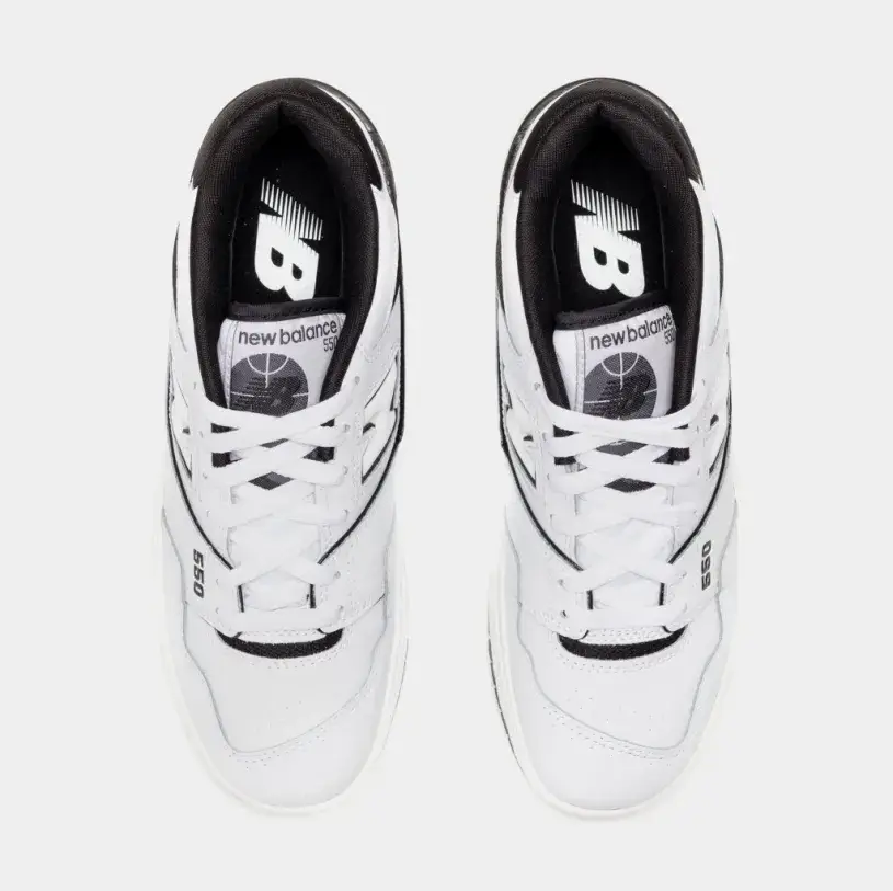 550 Mens Lifestyle Shoes (White Black) Free Shipping 