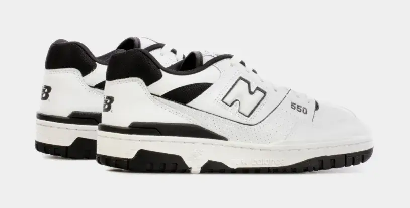 550 Mens Lifestyle Shoes (White Black) Free Shipping 