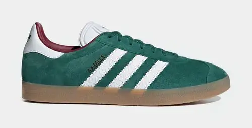 Gazelle Mens Lifestyle Shoes (Collegiate Green/Cloud White/Collegiate Burgundy) 6A11136