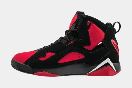 True Flight Black University Red Mens Lifestyle Shoes (Black/Red) 4CE57839