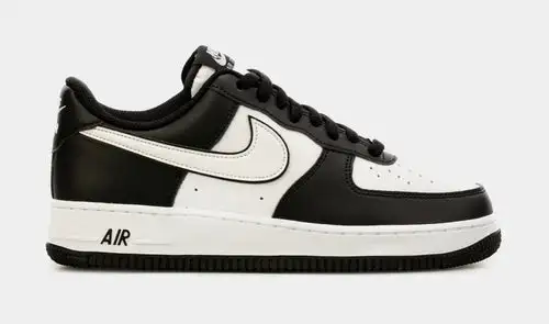 Air Force 1 Low Mens Lifestyle Shoes (Black/White)