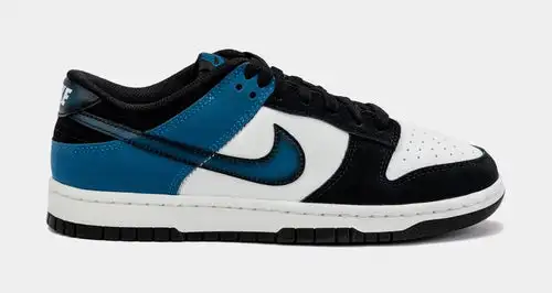 Dunk Low Industrial Blue Mens Lifestyle Shoes (Black/Blue) Free Shipping 8B8641