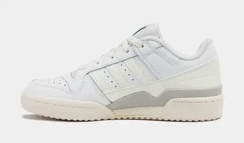 Shoe Palace Exclusive Forum Low Mens Basketball Shoes (White/Green)