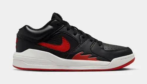 Stadium 90 Womens Basketball Shoes (Black/Gym Red/White) 9244773