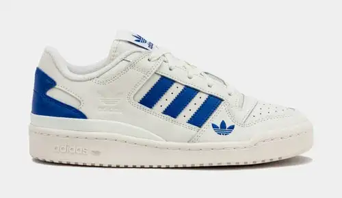 Shoe Palace Exclusive Forum Low Mens Basketball Shoes (White/Blue) F26D2615