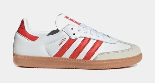Samba OG Womens Lifestyle Shoes (Cloud White/Solar Red/Off White)