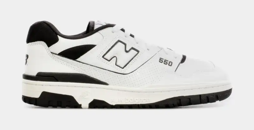 550 Mens Lifestyle Shoes (White Black) Free Shipping 