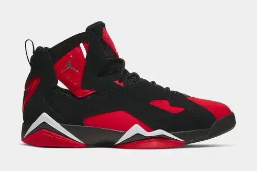 True Flight Black University Red Mens Lifestyle Shoes (Black/Red) 4CE57839