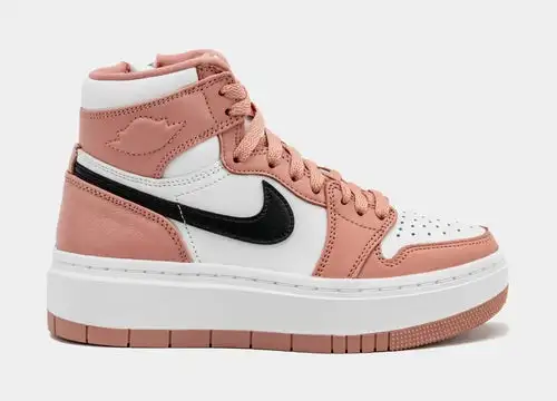 Air Jordan 1 Elevate High Red Stardust Womens Lifestyle Shoes (Red Stardust/White) 8D9968
