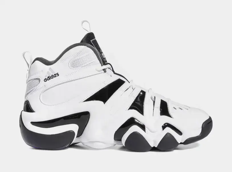 Crazy 8 Mens Basketball Shoes (White Black) 